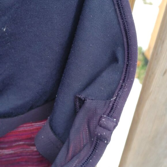Lululemon Power Y Tank Luon Women's Size 6 Space Dye Twist Regal Plum Alarming/ - Picture 2 of 6